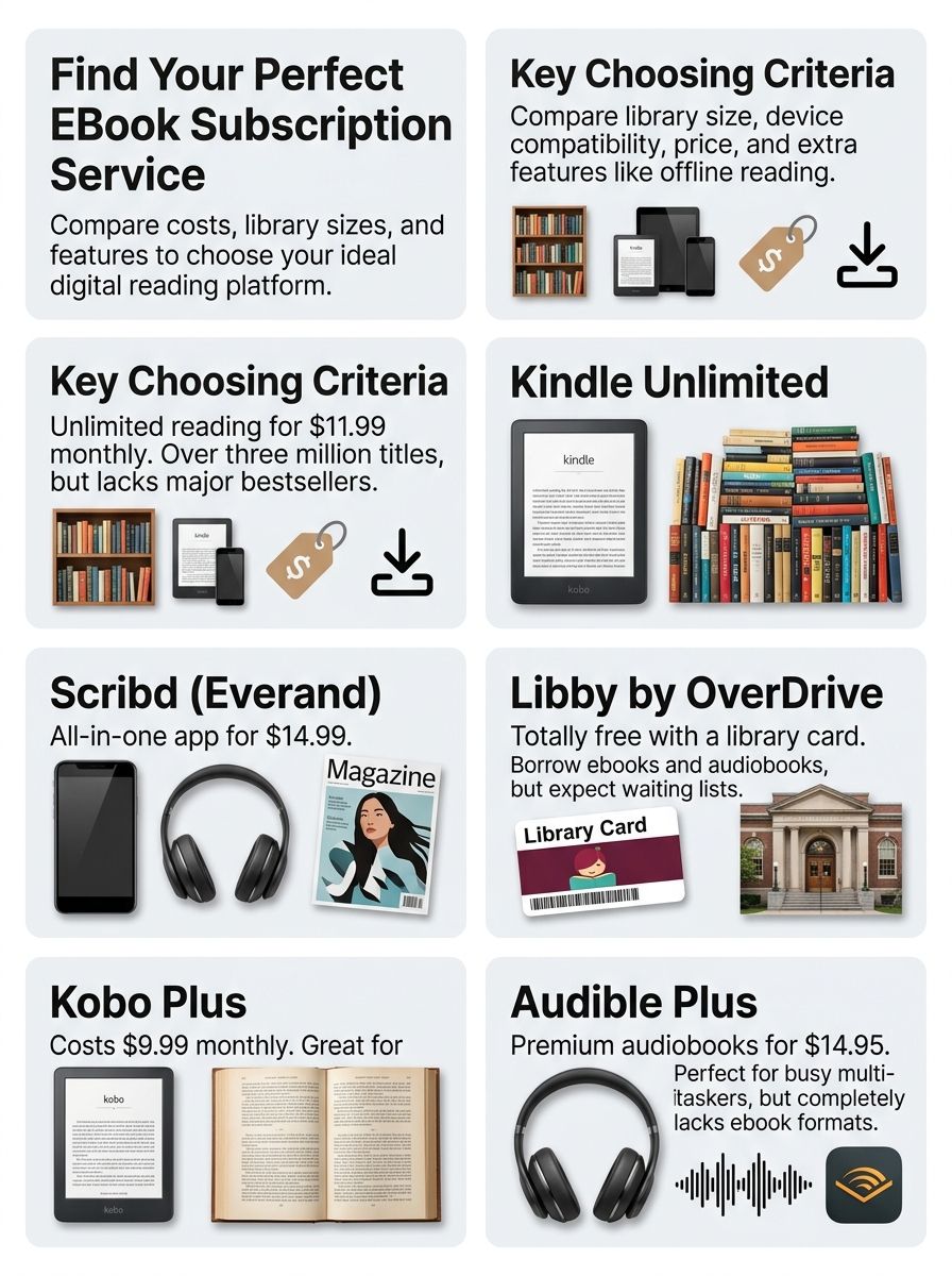 Best EBook Subscription Services compared