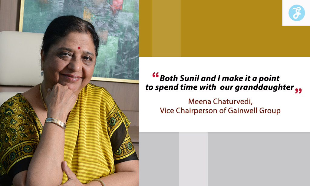 Sunil and Meena love to spend time with their granddaughter