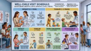 Follow the Well-Child Visit Schedule