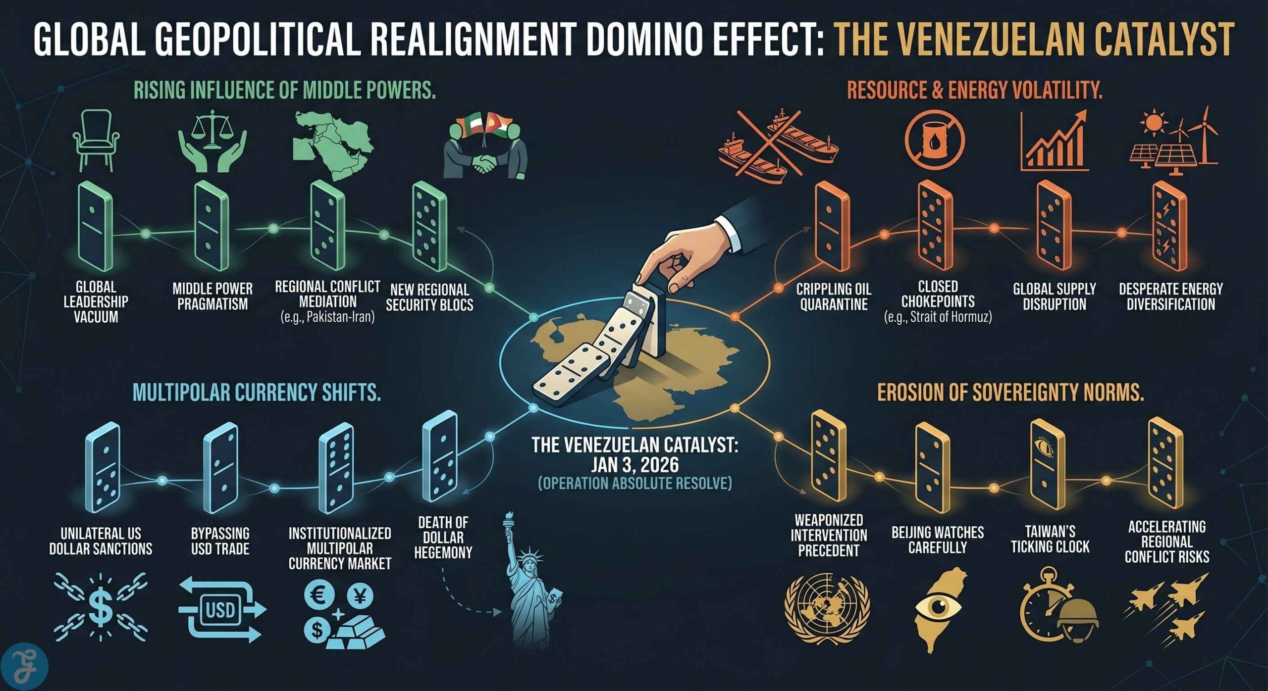 Geopolitical Flashpoints domino effect