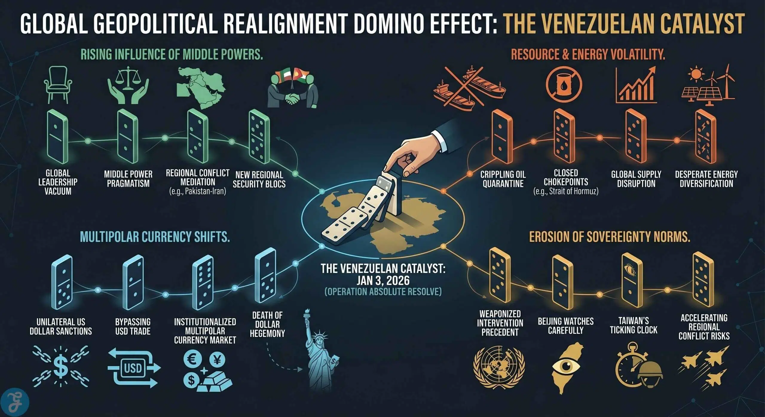 Geopolitical Flashpoints domino effect