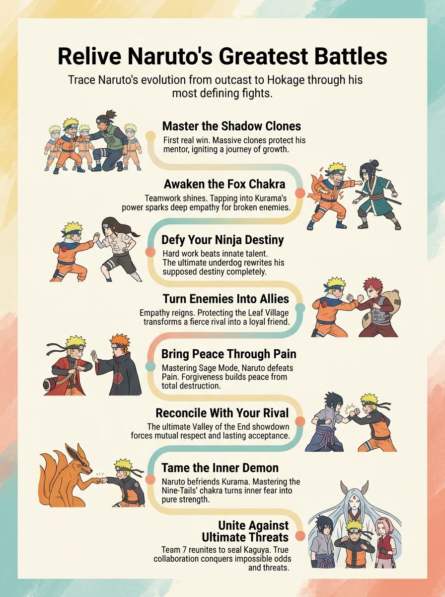 Greatest Battles Of Naruto Uzumaki- Key Battles