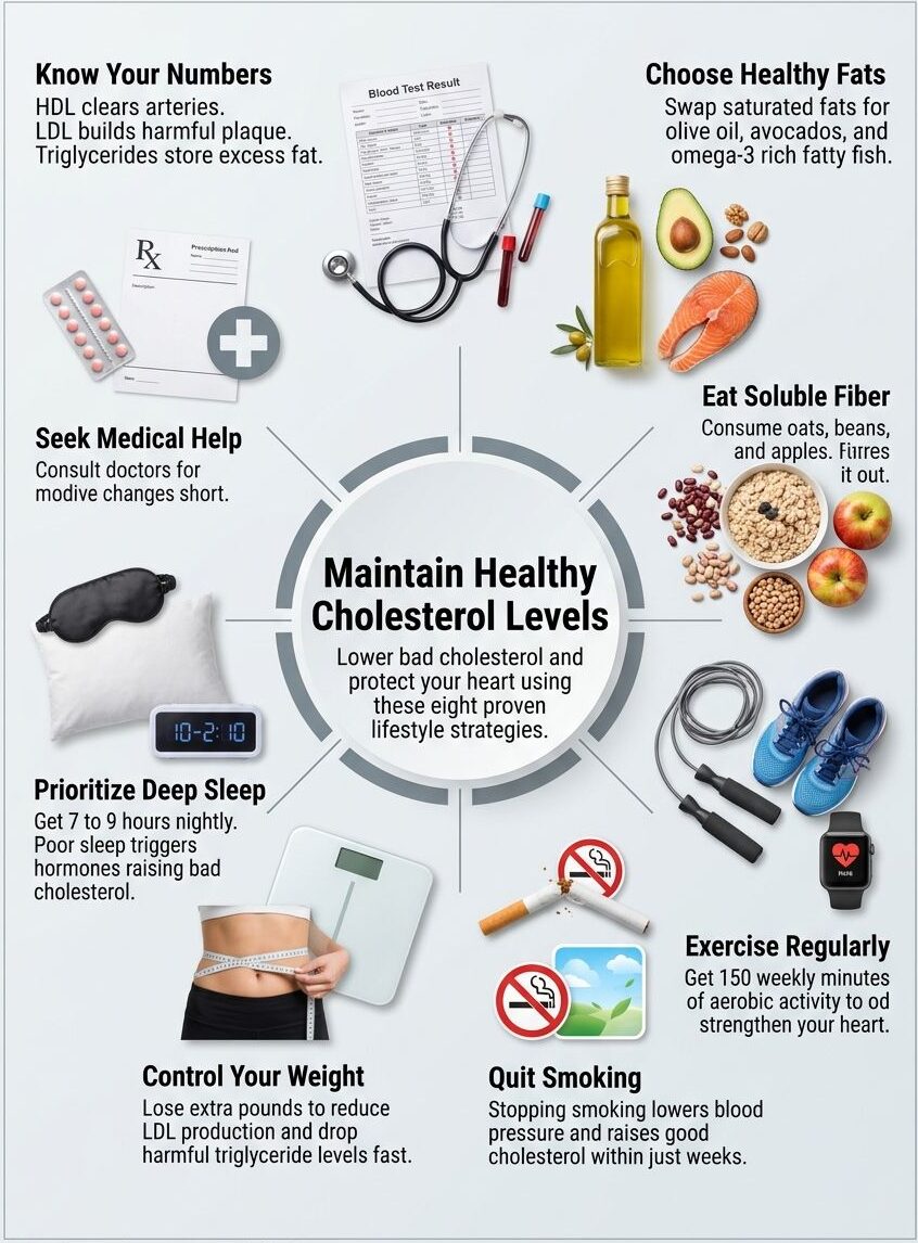 Healthy Cholesterol Levels Maintenance guide