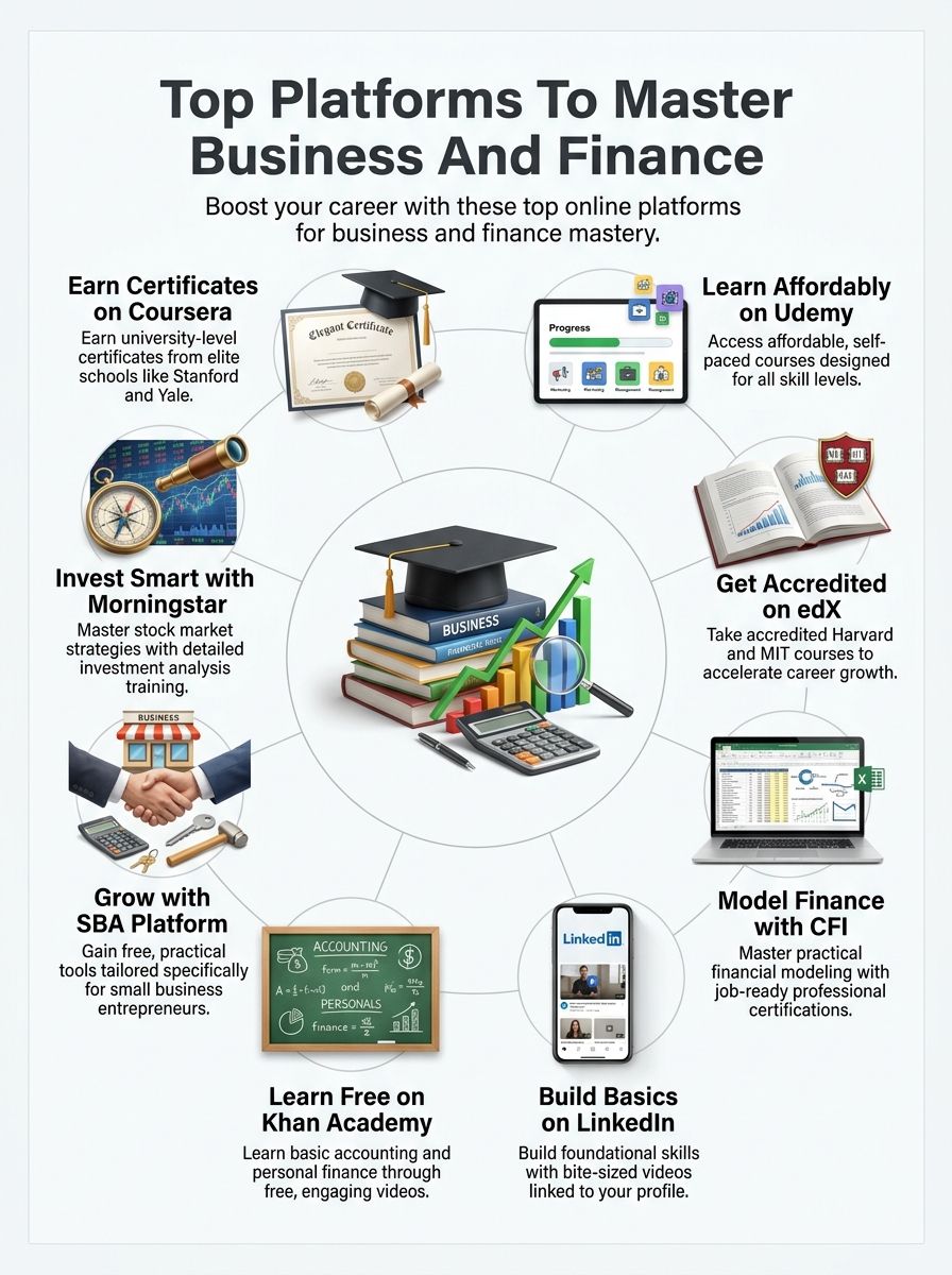 Importance of Online Learning top Platforms for learning Business and Finance