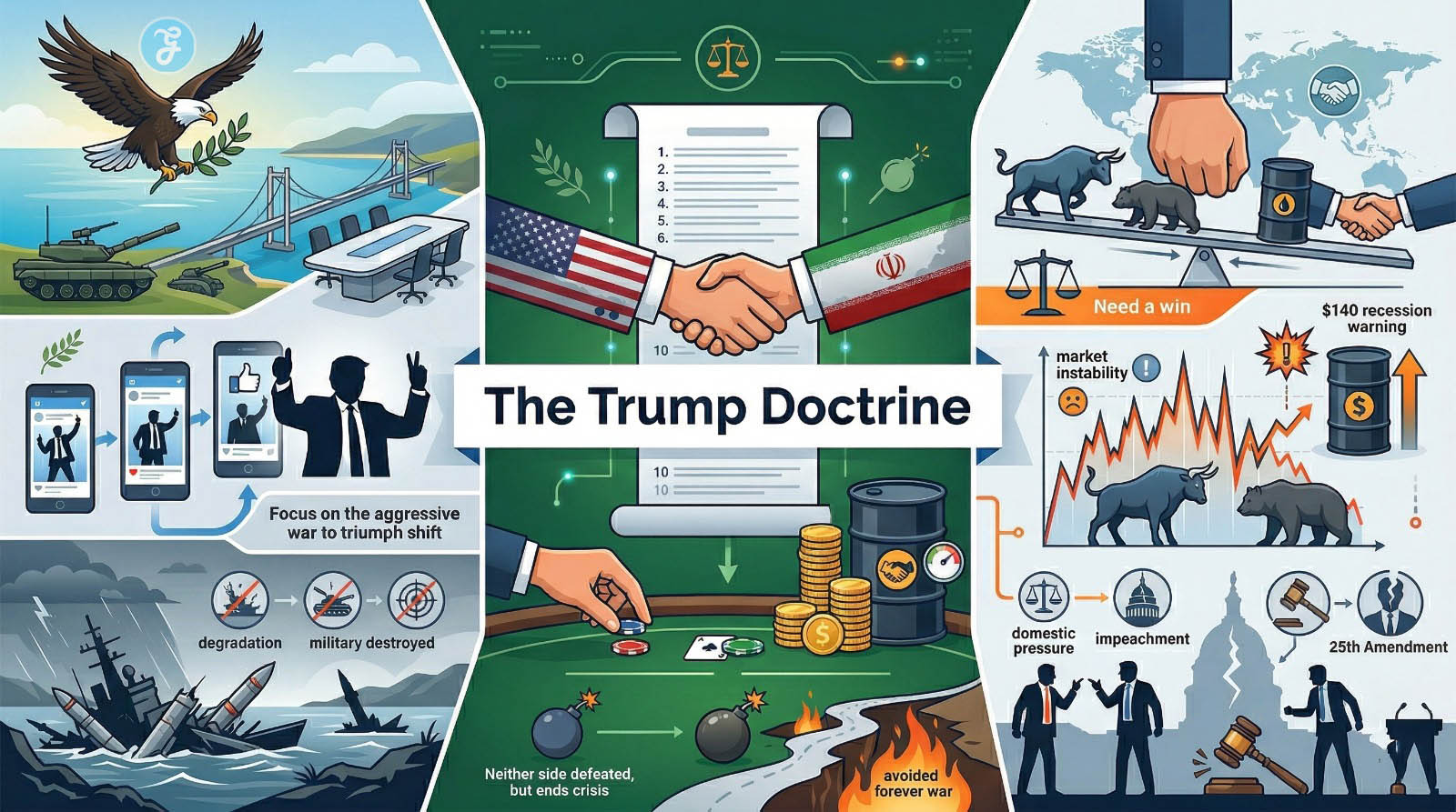 Iran-US War Pause & Trump Doctrine