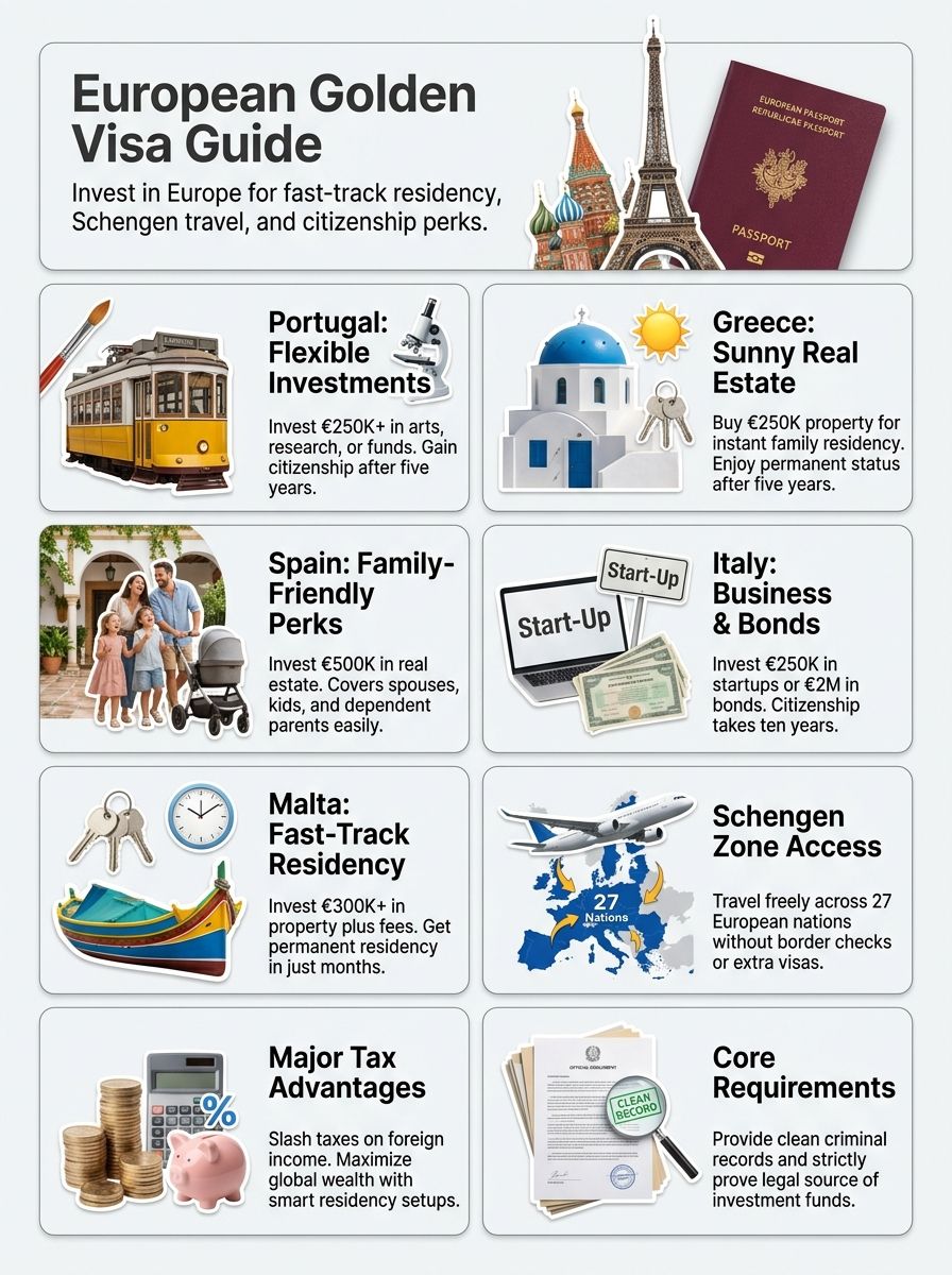 Key Benefits of a Golden Visa