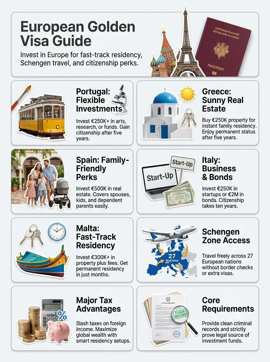 Key Benefits of a Golden Visa