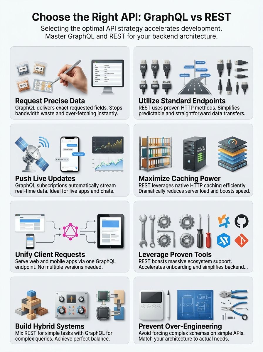 Key Differences for GraphQL Vs REST: When To Use Each