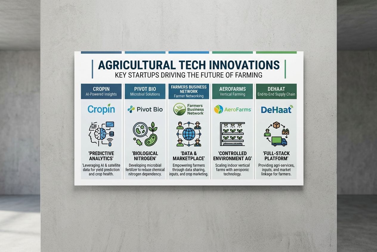Key Examples and Innovations-Agritech startups