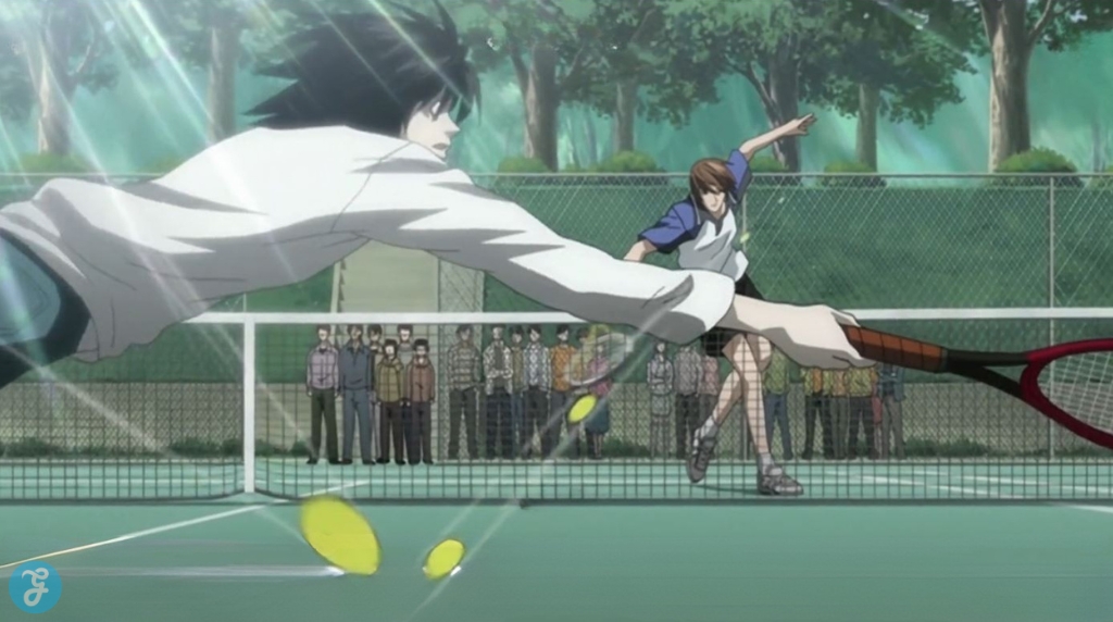The tennis match was iconic