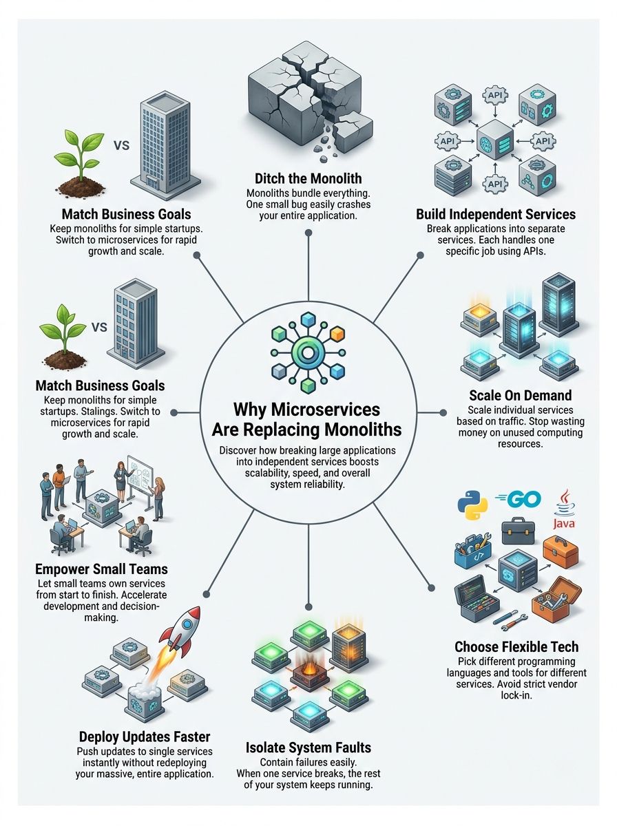 Monoliths Vs Microservices Architecture and how it replacing