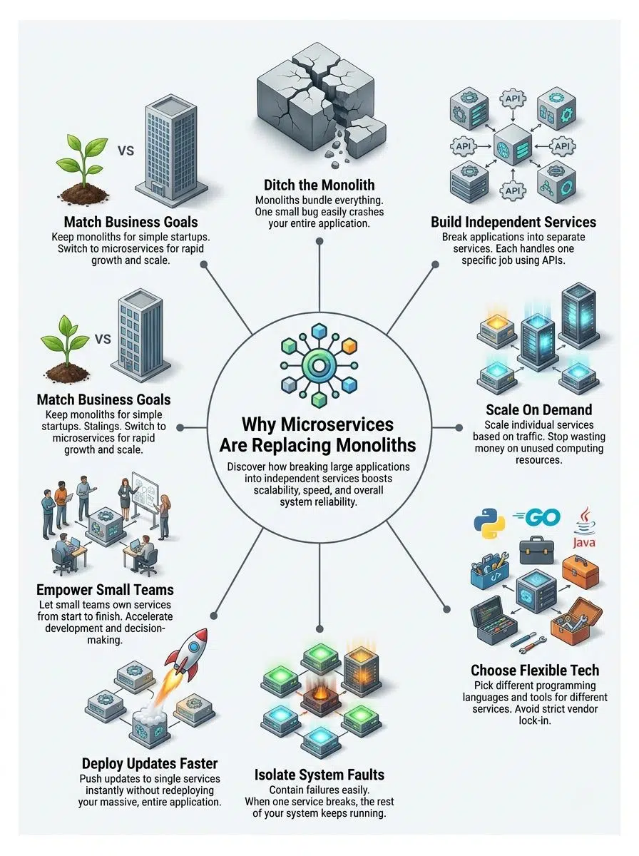 Monoliths Vs Microservices Architecture and how it replacing