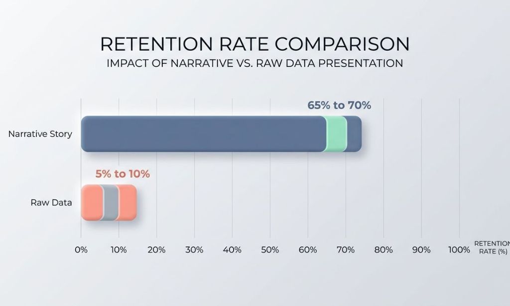 Narrative vs Data Retention Rate
