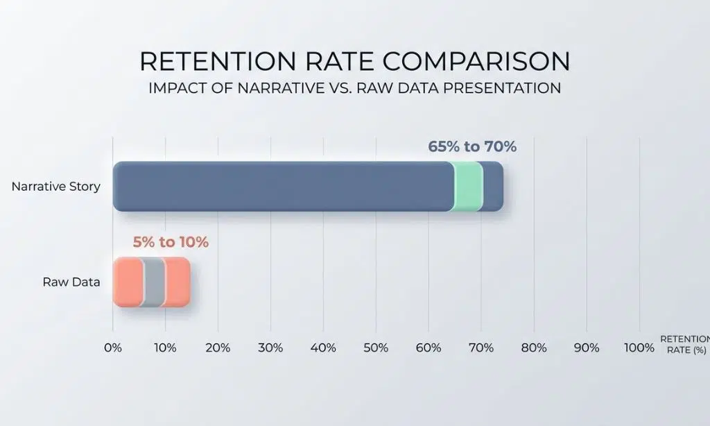 Narrative vs Data Retention Rate