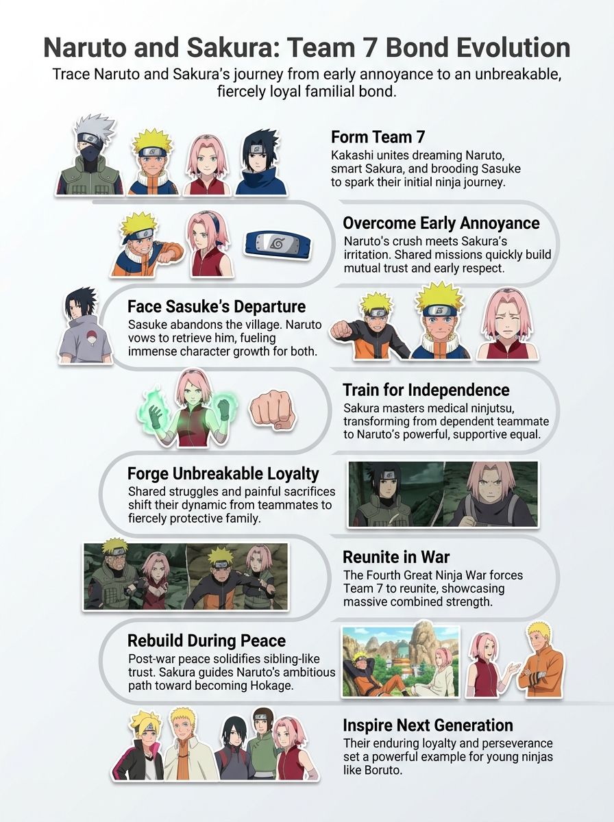Naruto Uzumaki And Sakura Haruno's friendship dynamic
