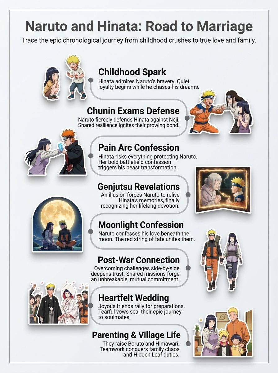 Naruto Uzumaki and Hinata Hyuga The Foundations of Their Bond