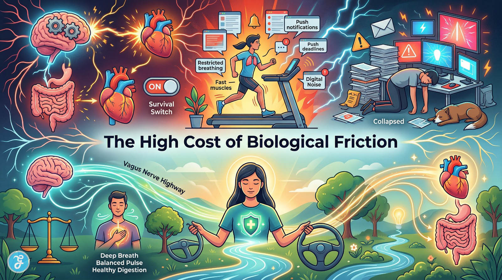 Nervous System Regulation & High Cost of Biological Friction