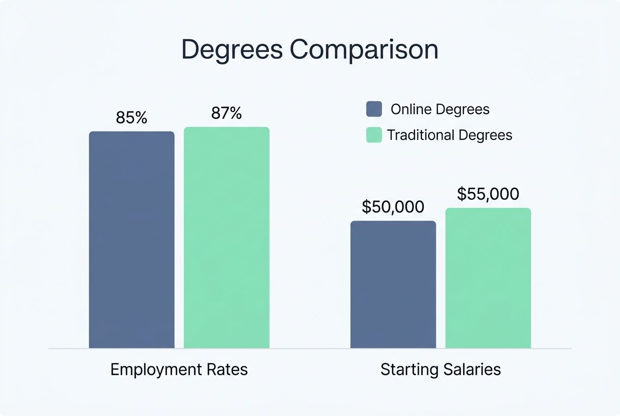 Online Degrees Vs Traditional Degrees success rates