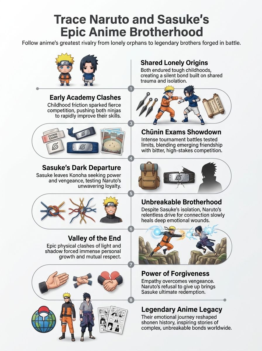 Overview of Naruto Uzumaki and Sasuke Uchiha