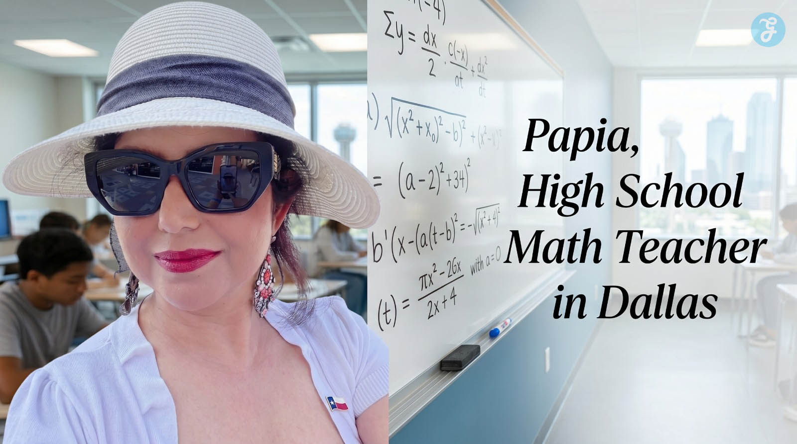 Papia, a High School Math Teacher in Dallas