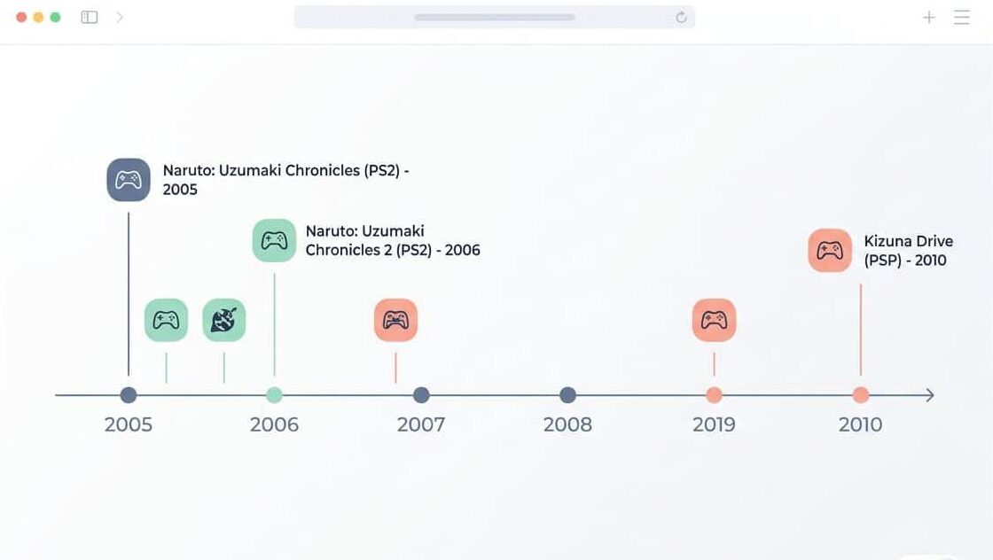 Platforms and release dates of Naruto Uzumaki Chronicles