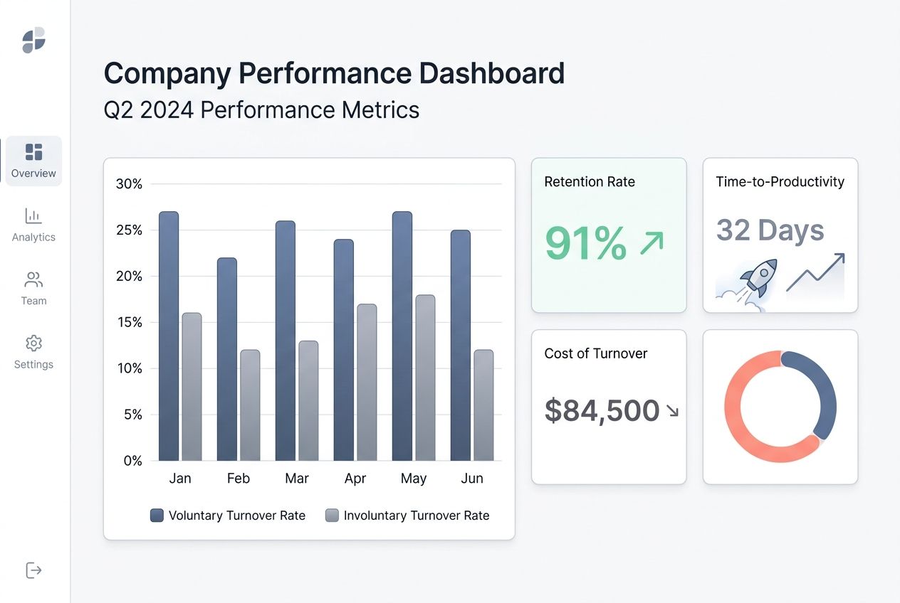 Retention and turnover metrics-workplace culture for talent retention