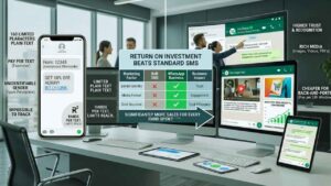 Return on Investment Beats Standard SMS