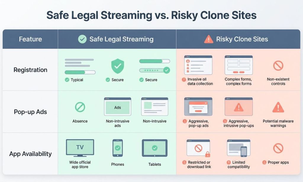 Safe Vs Risky Streaming Online