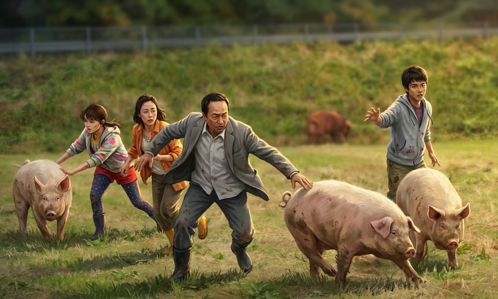 Survival Family Scene Custom Generated