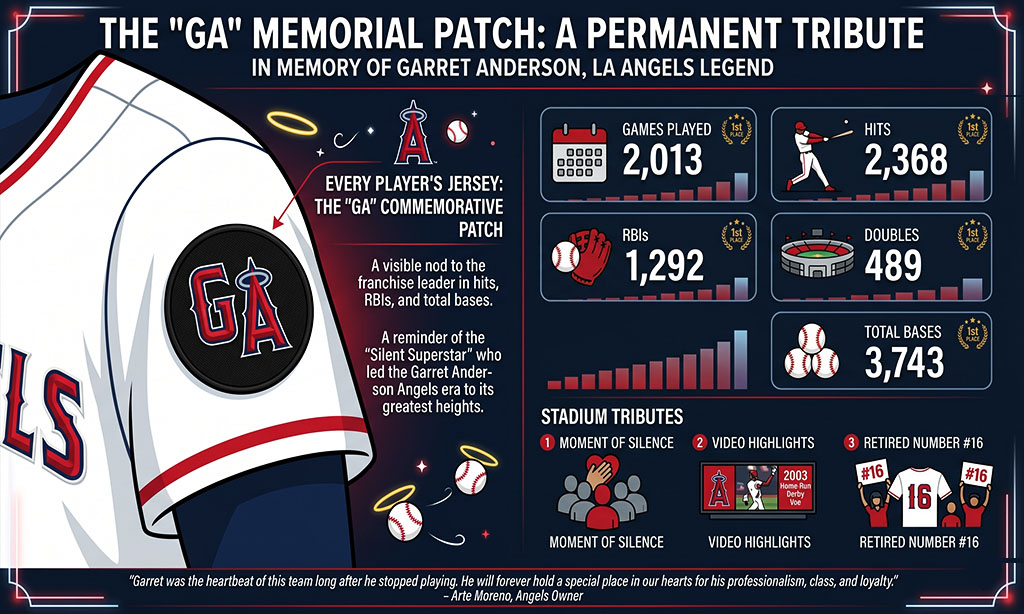 The Los Angeles Angels are Honoring Garret Anderson