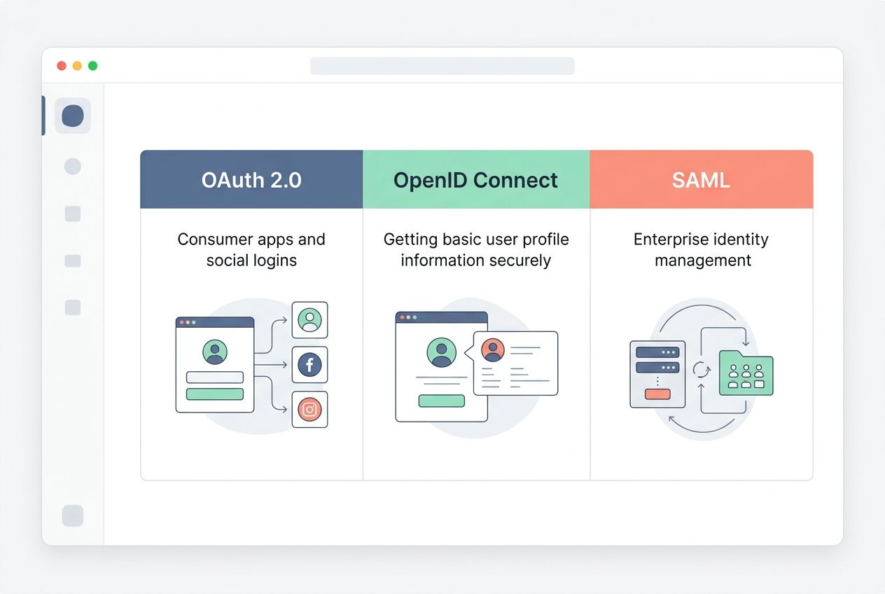 Third-Party web app Authentication (OAuth, OpenID, SAML)