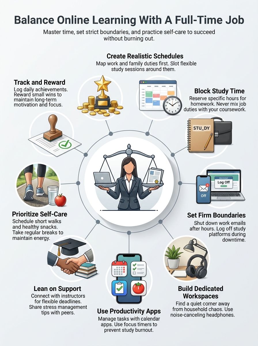 Time Management Strategies-balancing work and online learning