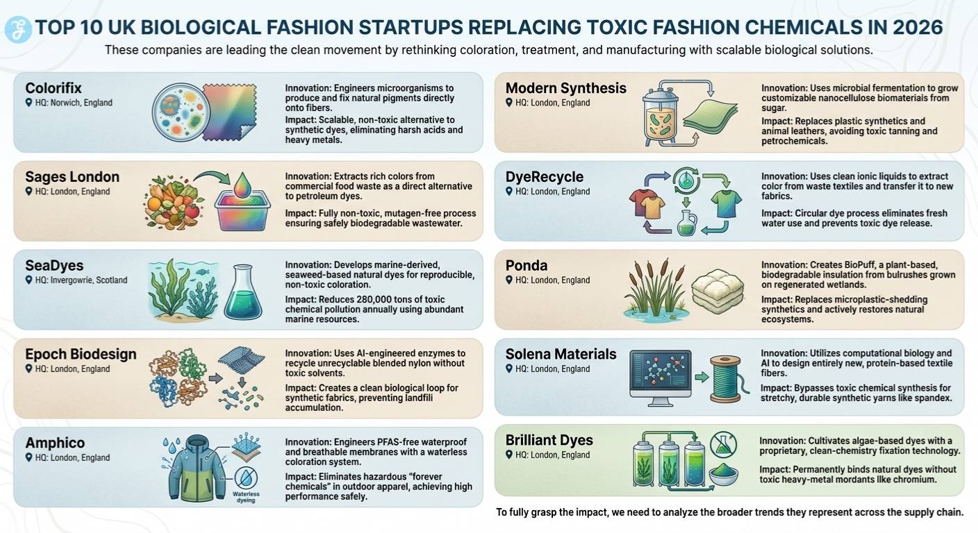 Top 10 UK Biological Fashion Startups Leading the Clean Movement
