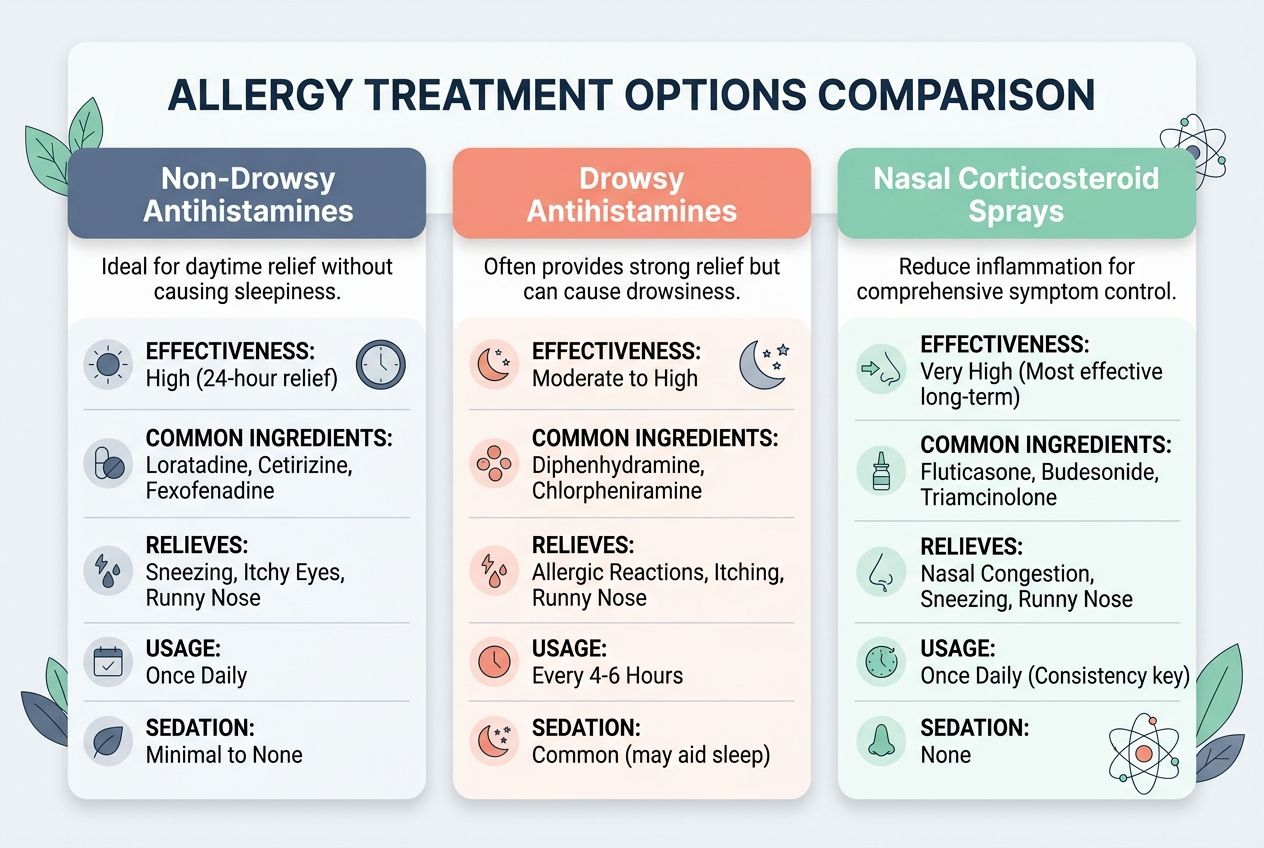 Treatment Options for seasonal allergies