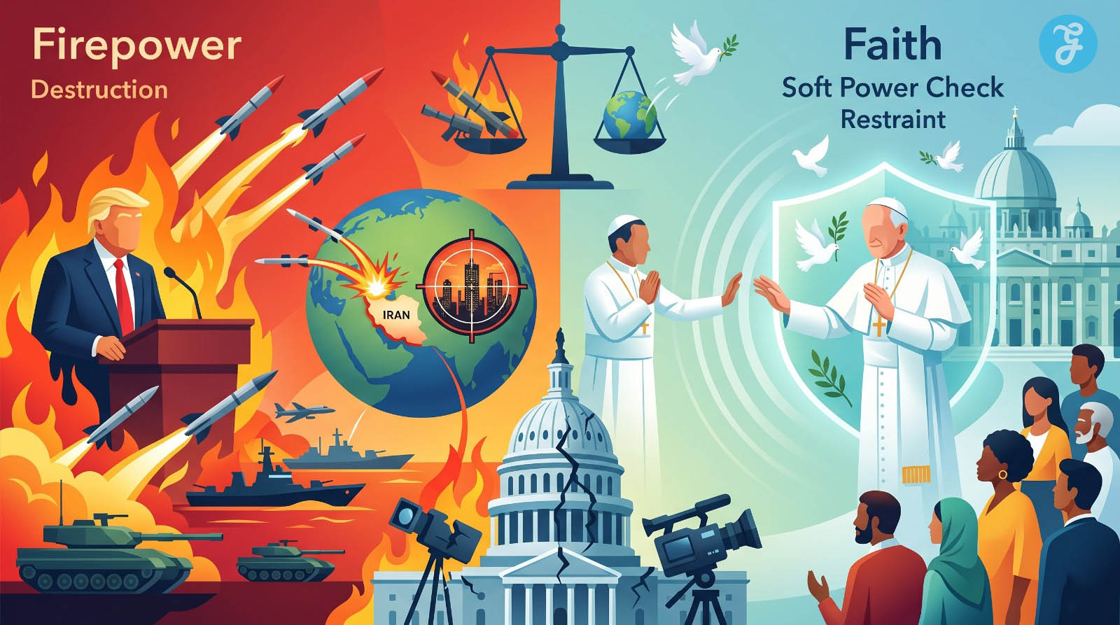 Trump vs the Pope In Iran War