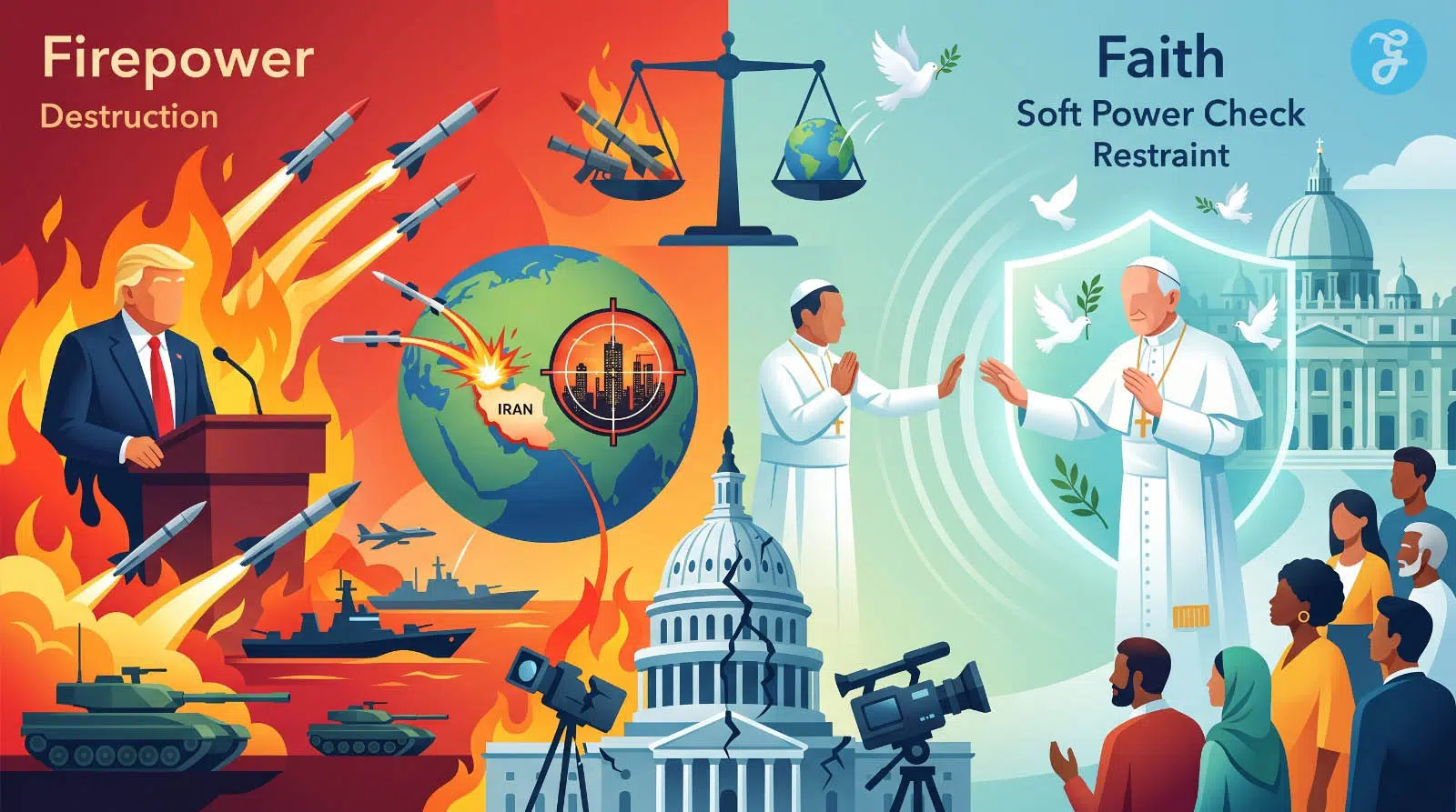 Trump vs the Pope In Iran War