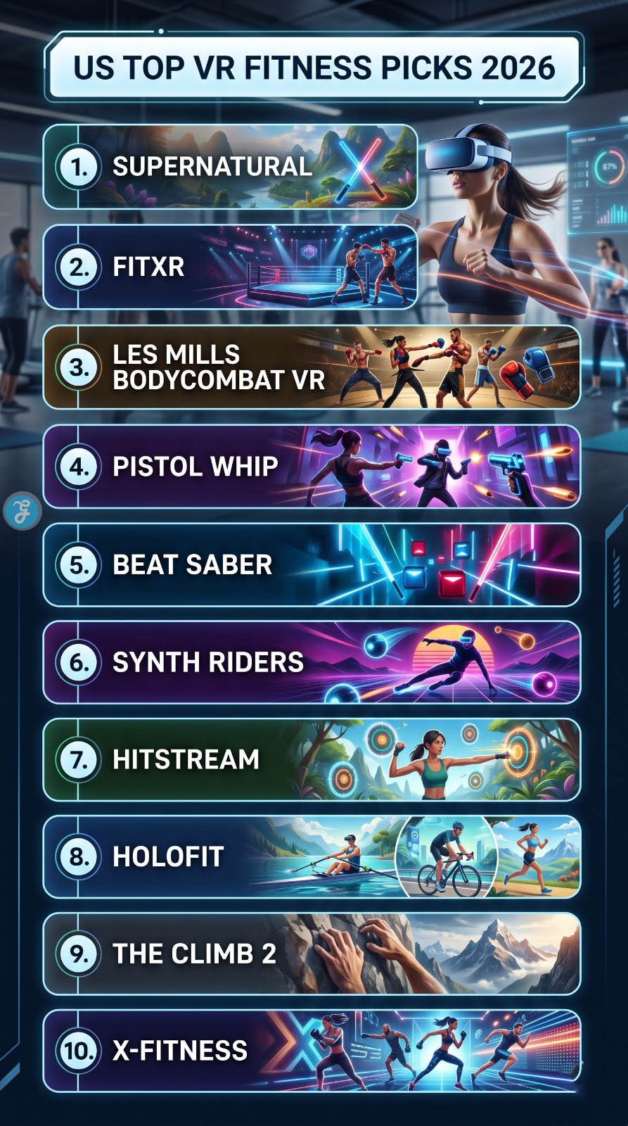 US Top VR Fitness Picks 2026