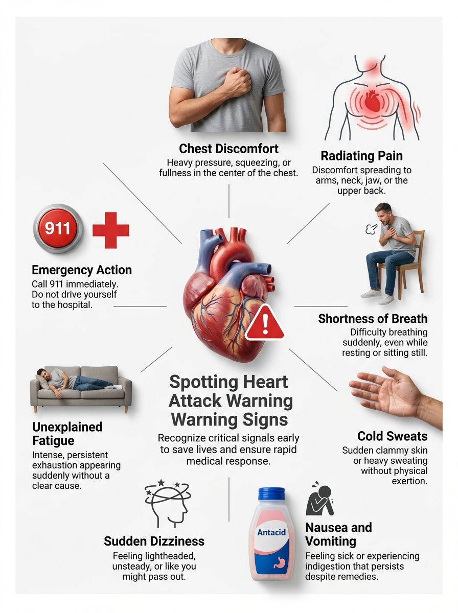 Warning Signs of Heart Attack symptoms