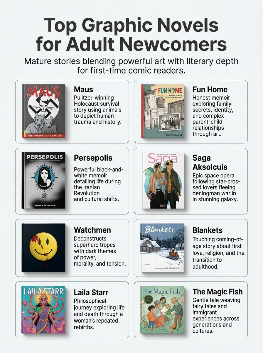 Why best Graphic Novels for adults Appeal to Non-Comics Readers