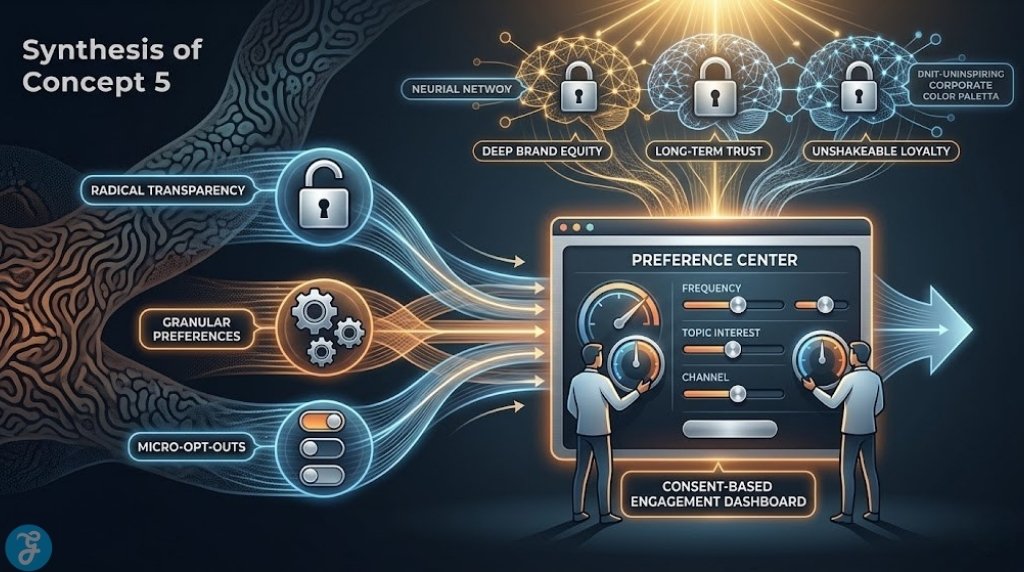 Infographic visualization showing Contextual AI semantic core analyzing webpage nodes (coffee, reviews, topic) and sentiment to deploy hyper-relevant ads, with a clear barrier blocking User Profile and Browsing History data.