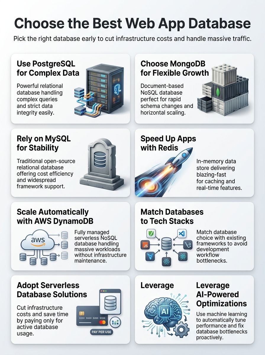 evaluating Best Modern Web Applications Databases