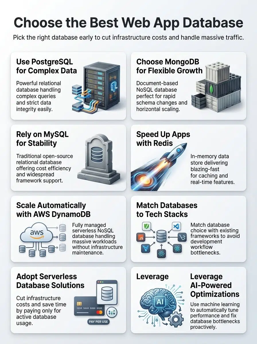 evaluating Best Modern Web Applications Databases