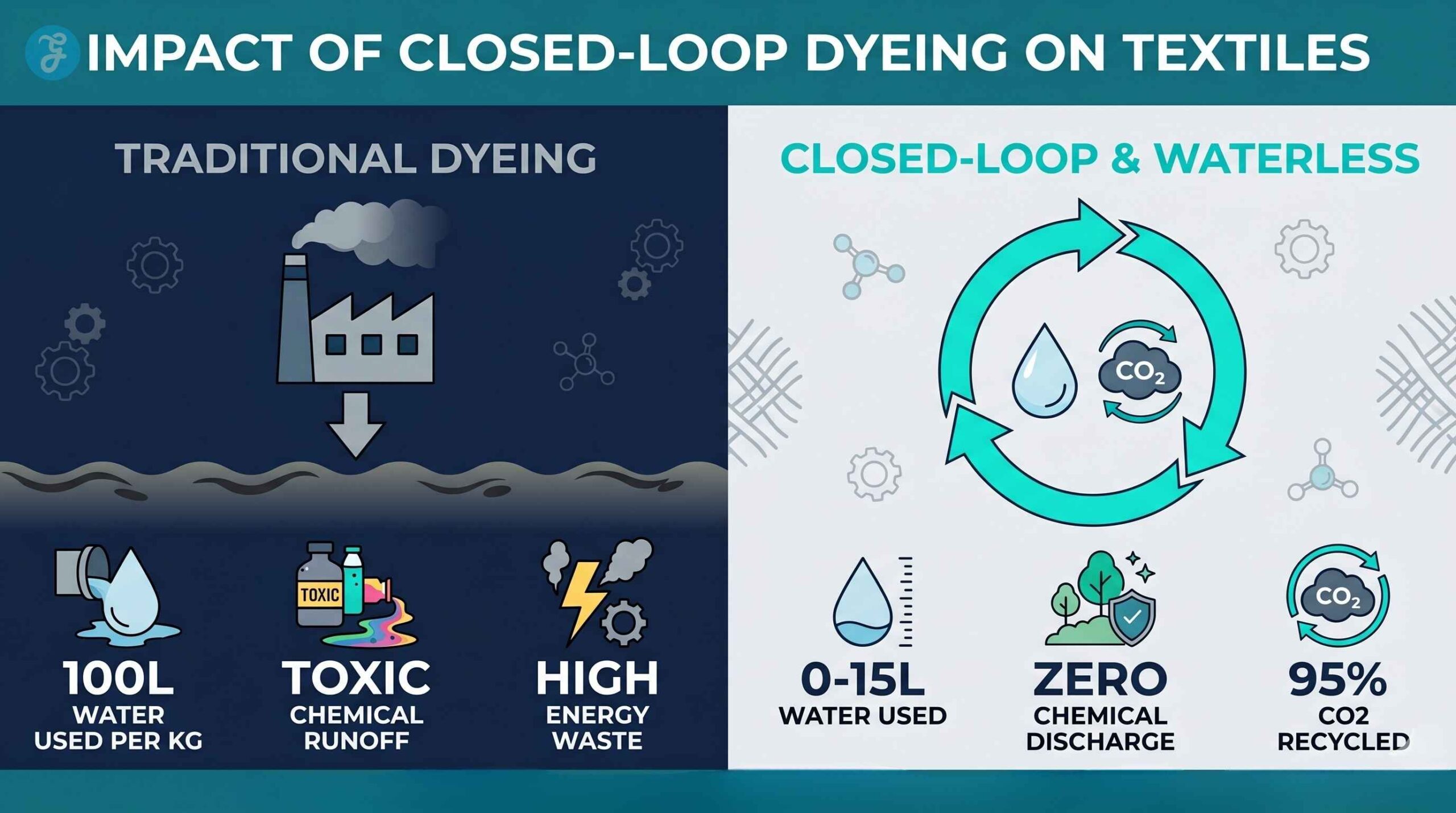 impact of Closed-Loop and Waterless Dyeing