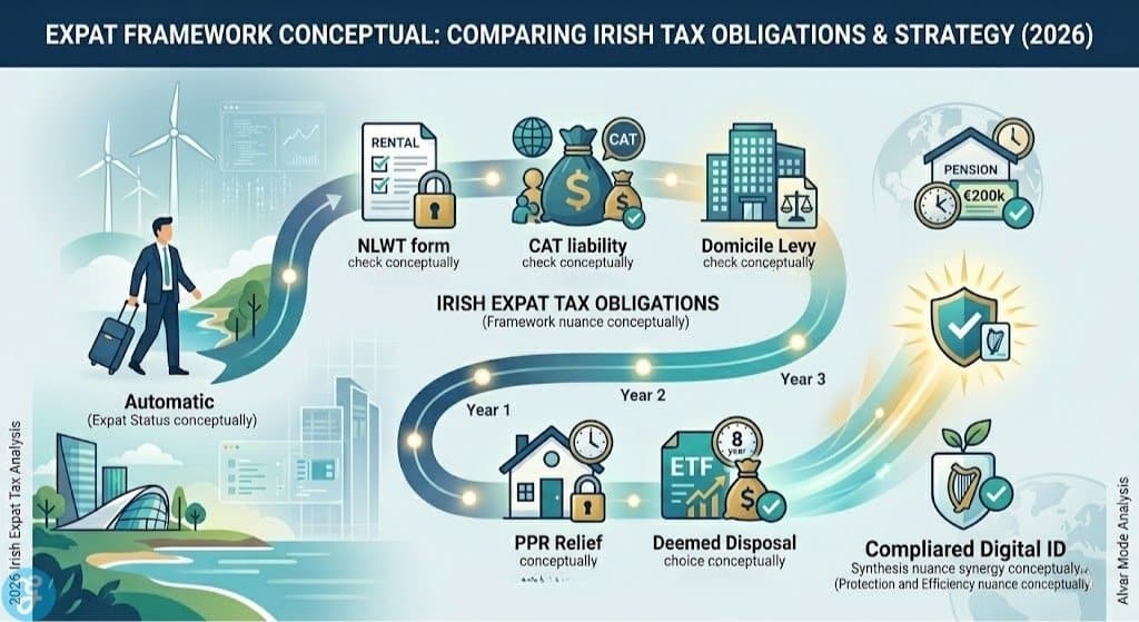 Irish Expat Ordinary Residence Timeline Infographic