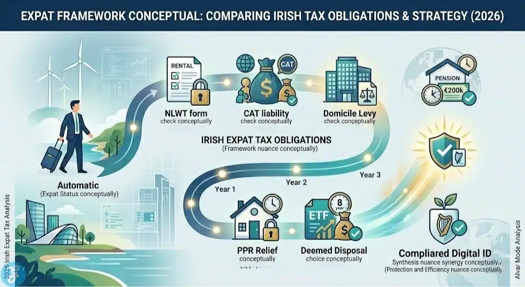 Irish Expat Ordinary Residence Timeline Infographic