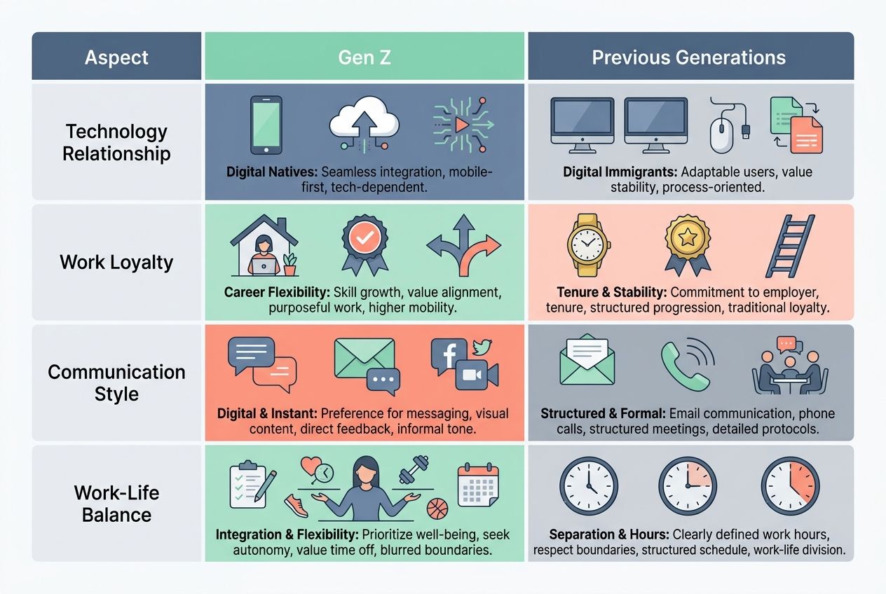 understanding Managing Gen Z Employees how they differ