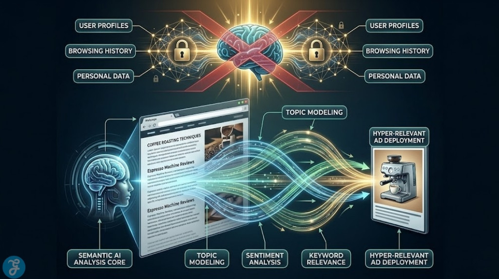 Infographic visualization comparing the rocky, expensive, and algorithm-dependent Rented Audience path against the stable, trust-built, high-valuation Owned Audience fortress.