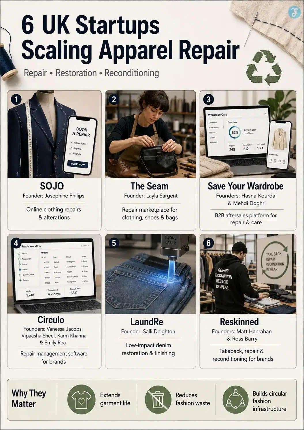 6 UK Apparel Repair Startups