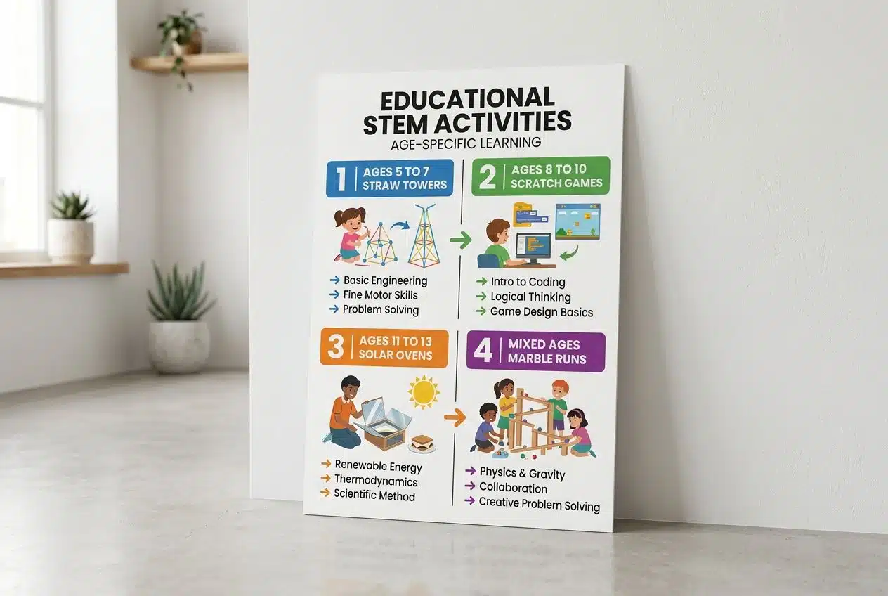 A Practical Age-Wise STEM Learning Roadmap