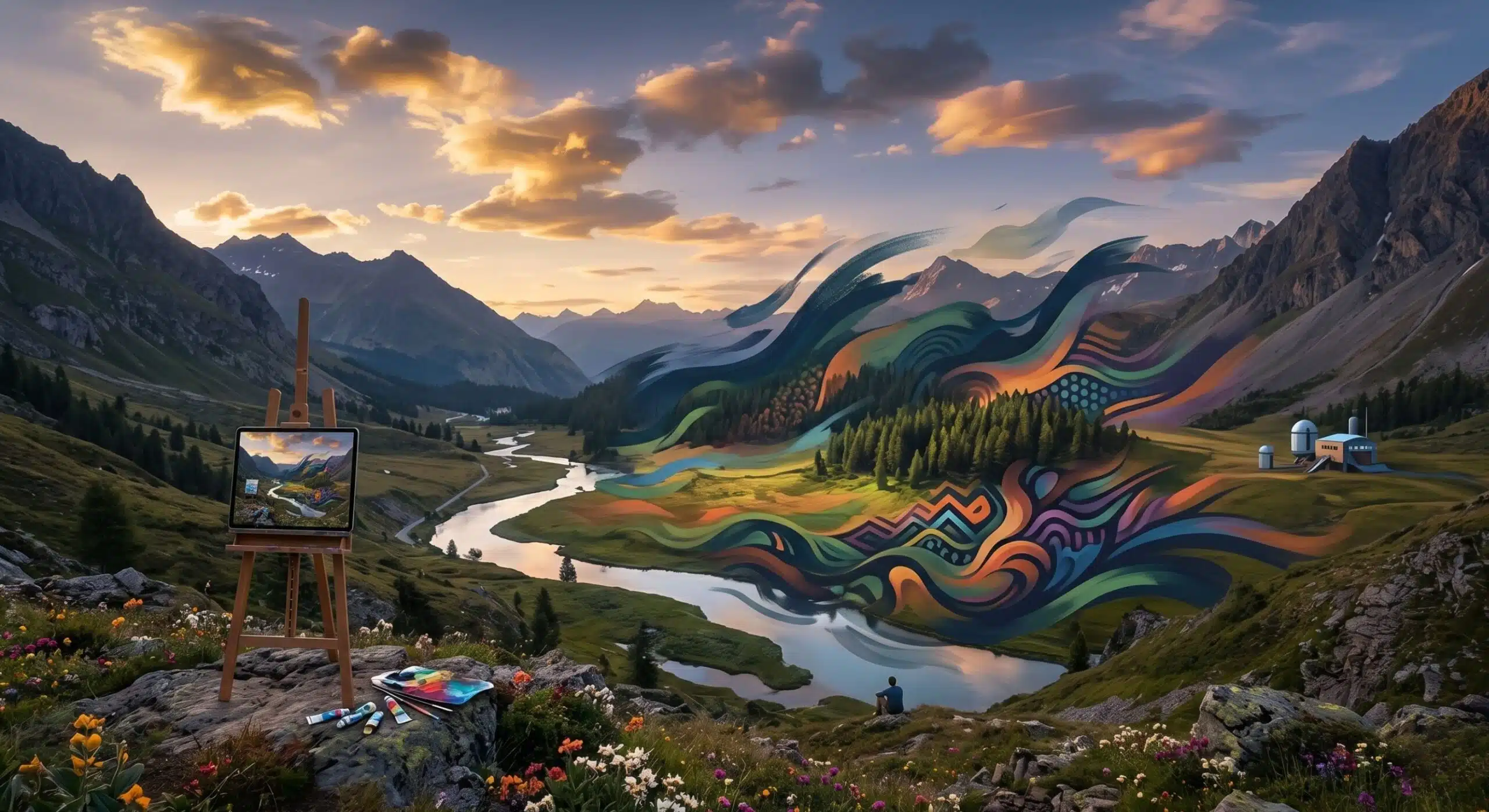 AI in Modern Painting: Deliberate Flaws